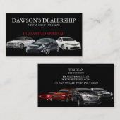 Auto、Car、Dealership Business Card 名刺 (正面/裏面)