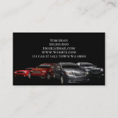 Auto、Car、Dealership Business Card 名刺 (裏面)