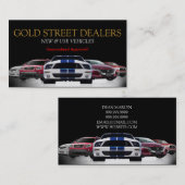 Auto、Car、Dealership Business Card 名刺 (正面/裏面)