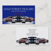 Auto、Car、Dealership Business Card 名刺 (正面/裏面)