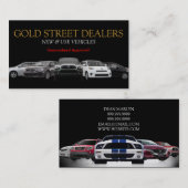 Auto、Car、Dealership Business Card 名刺 (正面/裏面)