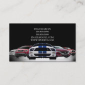 Auto、Car、Dealership Business Card 名刺 (裏面)