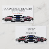 Auto、Car、Dealership Business Card 名刺 (正面/裏面)