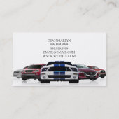 Auto、Car、Dealership Business Card 名刺 (裏面)
