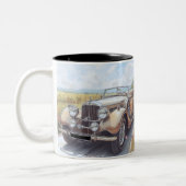 AUTO CAR DESIGN ツートーンマグカップ (左)
