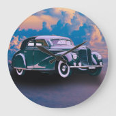 AUTO CARS ラージ壁時計 (正面)