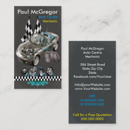 Auto Centre / Mechanic Business Card 名刺