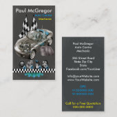 Auto Centre / Mechanic Business Card 名刺 (正面/裏面)