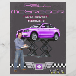 Auto Centre / Mechanic Flyer チラシ