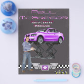 Auto Centre / Mechanic Flyer チラシ (シングル)