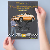 Auto Centre / Mechanic Flyer チラシ (手)