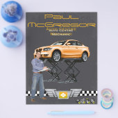 Auto Centre / Mechanic Flyer チラシ (シングル)