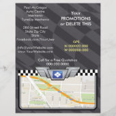 Auto Centre / Mechanic Flyer チラシ (裏面)