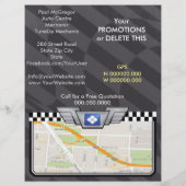 Auto Centre / Mechanic Flyer チラシ (裏面)