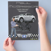 Auto Centre / Mechanic Flyer チラシ (手)
