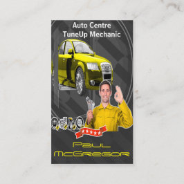 Auto Centre  - TuneUp Mechanic Business Card 名刺