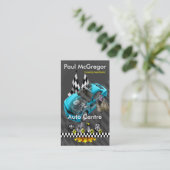 Auto Centre / TuneUp Mechanic Business Card 名刺 (スタンド正面)