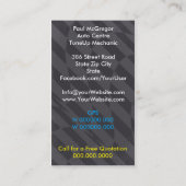 Auto Centre / TuneUp Mechanic Business Card 名刺 (裏面)