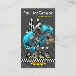 Auto Centre / TuneUp Mechanic Business Card 名刺