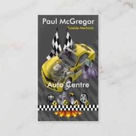 Auto Centre / TuneUp Mechanic Business Card 名刺