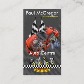 Auto Centre / TuneUp Mechanic Business Card 名刺
