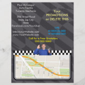 Auto Centre  - TuneUp Mechanic Flyer チラシ (裏面)