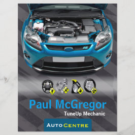 Auto Centre  - TuneUp Mechanic Flyer チラシ