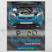 Auto Centre  - TuneUp Mechanic Flyer チラシ (正面)