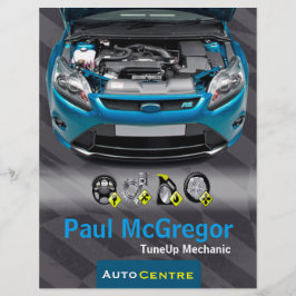 Auto Centre  - TuneUp Mechanic Flyer チラシ