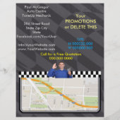 Auto Centre  - TuneUp Mechanic Flyer チラシ (裏面)