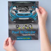 Auto Centre  - TuneUp Mechanic Flyer チラシ (手)