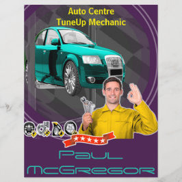 Auto Centre  - TuneUp Mechanic Flyer チラシ