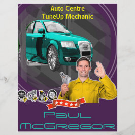 Auto Centre  - TuneUp Mechanic Flyer チラシ