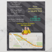Auto Centre - TuneUp Mechanic Flyer チラシ (裏面)