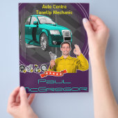 Auto Centre  - TuneUp Mechanic Flyer チラシ (手)