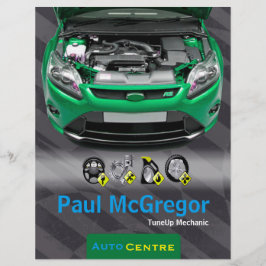 Auto Centre  - TuneUp Mechanic Flyer チラシ