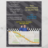 Auto Centre - TuneUp Mechanic Flyer チラシ (裏面)
