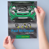 Auto Centre  - TuneUp Mechanic Flyer チラシ (手)