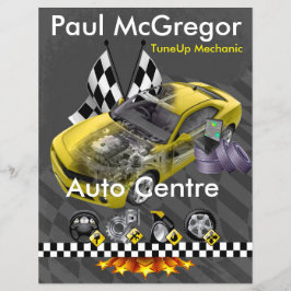 Auto Centre / TuneUp Mechanic Flyer チラシ