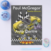 Auto Centre / TuneUp Mechanic Flyer チラシ (シングル)