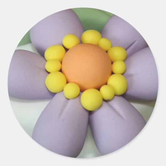 Auto colante Flor de Açucar ラウンドシール (正面)