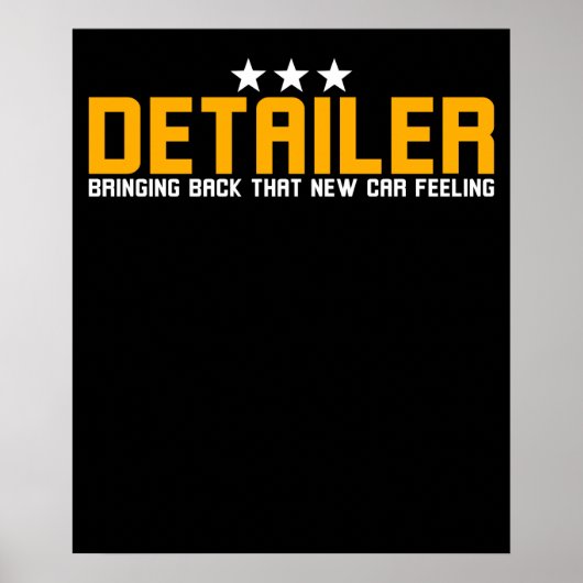 Auto Detailer Detailer New Car 感じ's ポスター (正面)