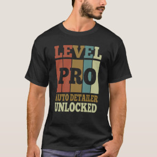 Auto Detailer Pro Unlocked Vintage Style Unique Tシャツ