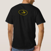 Auto Detailing | カー修理店フライングバードロゴ Tシャツ (裏面)