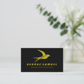 Auto Detailing | Car Repair Shop Flying Bird Logo 名刺 (スタンド正面)