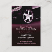 Auto Detailing Chubby Business Card 名刺 (正面)