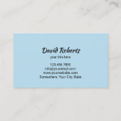 Auto Detailing Classic Sport Car Wash 名刺 (裏面)