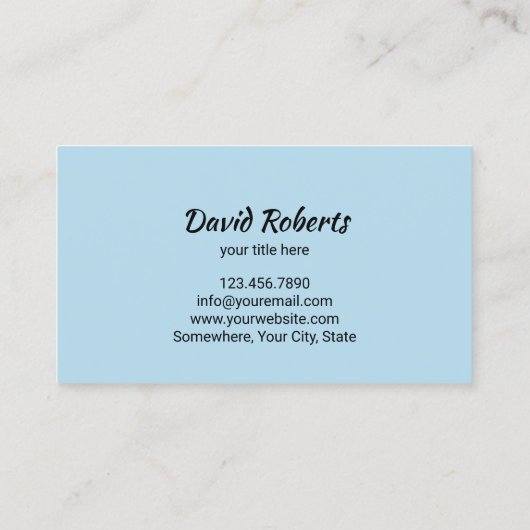 Auto Detailing Classic Sport Car Wash 名刺 (裏面)