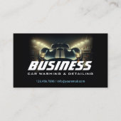 Auto Detailing Classic Sport Car Wash 名刺 (正面)