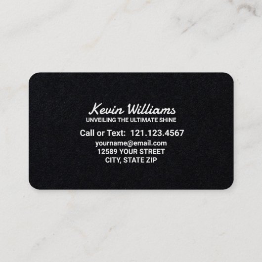 Auto Detailing Premium 名刺 (裏面)